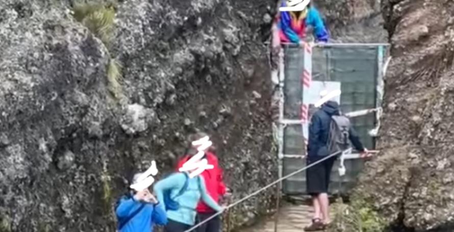 Turistas saltam vedação em zona interdita da Vereda do Areeiro