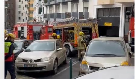 Prédio evacuado no Funchal após incêndio num apartamento