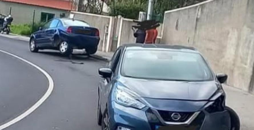 Três feridos num acidente