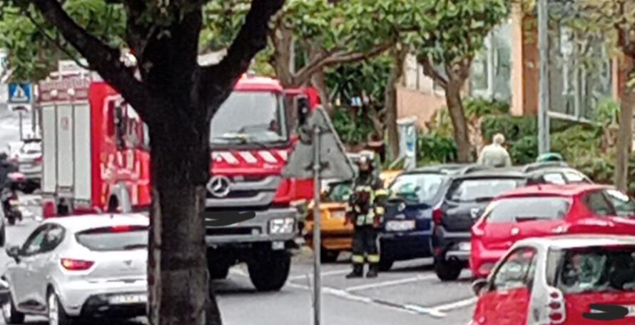 Incêndio na Avenida da Madalena