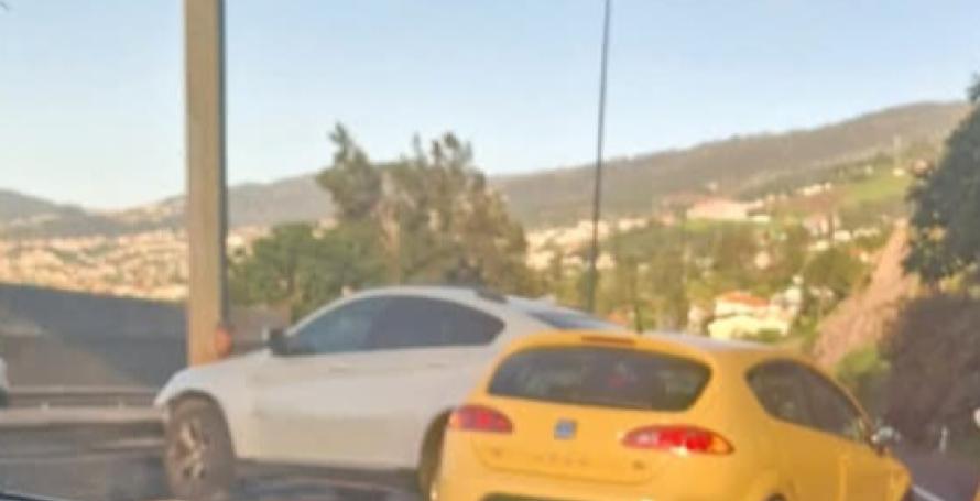 Acidente na via rápida faz um ferido