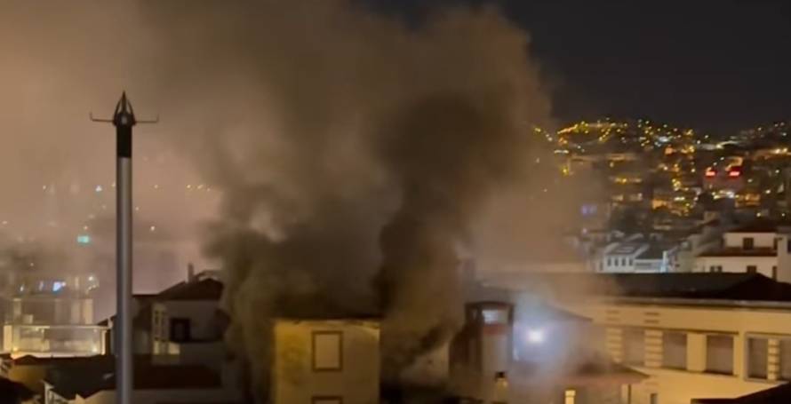 Grande incêndio na Zona Velha do Funchal (Com vídeo)