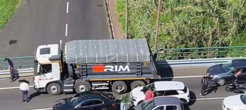 Acidente na via rápida