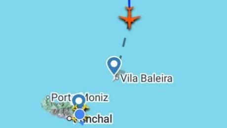 Avião da Ryanair desviado para o Porto Santo