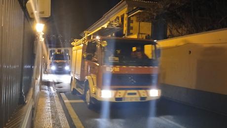 Incêndio numa casa