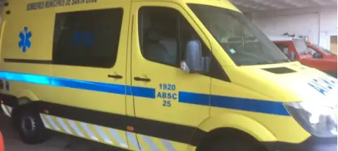 Motociclista ferido num acidente entre mota e carro