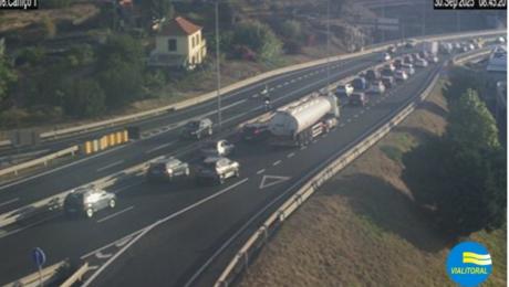 Acidente na via rápida