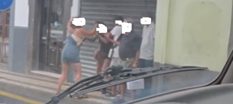 Pancadaria entre duas mulheres no Funchal