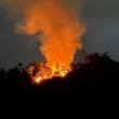 Incêndio com alguma dimensão longe de estrada na Ponta do Sol