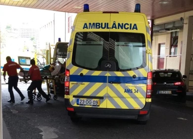 Mulher atropelada na Camacha