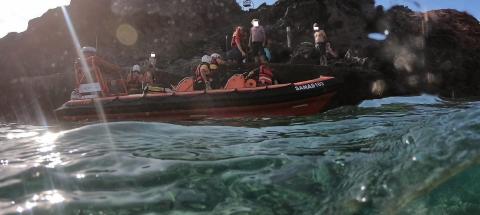 Turista resgatada após queda na vereda da Ponta de São Lourenço