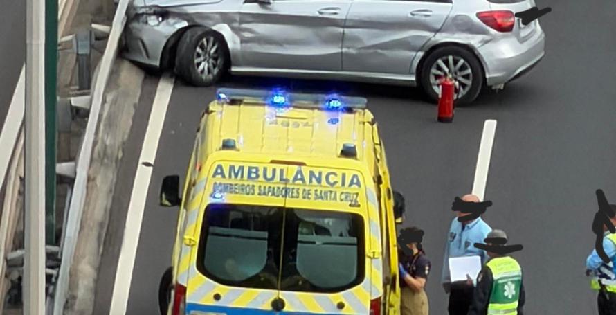 Acidente na via rápida