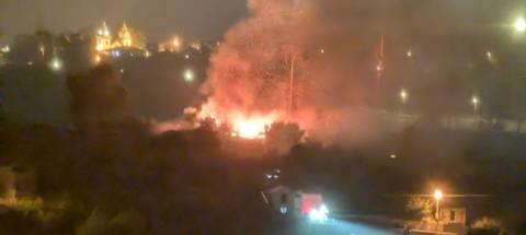 Incêndio na Calheta