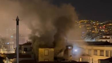 Grande incêndio na Zona Velha do Funchal (Com vídeo)