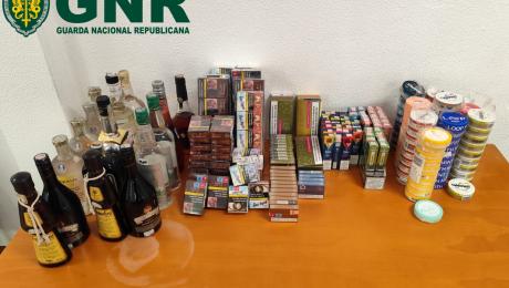 GNR apreende mercadorias avaliadas em mais de 11 mil euros