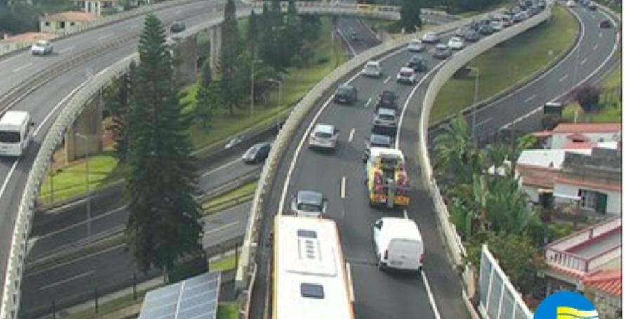 Acidente na via rápida