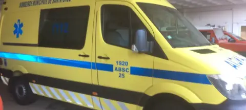 Ciclista ferido num despiste