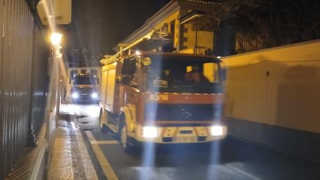 Incêndio numa casa