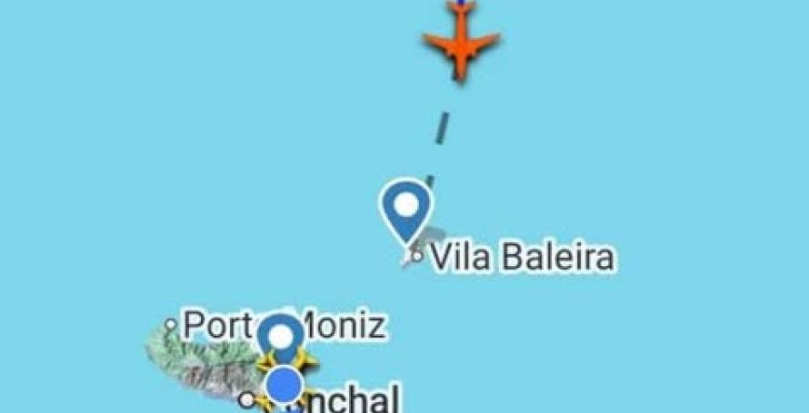 Avião da Ryanair desviado para o Porto Santo