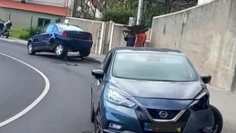 Três feridos num acidente