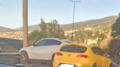 Acidente na via rápida faz um ferido